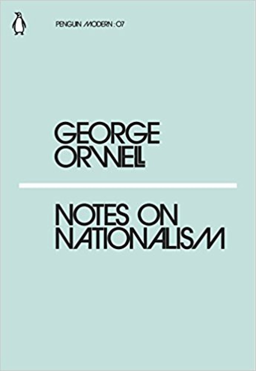 PDF Download Notes on Nationalism by George Orwell