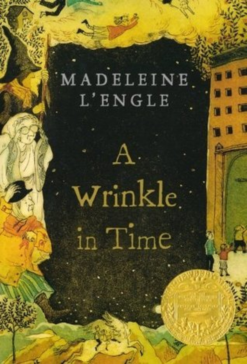 Free Download It was a dark and stormy night. by Out of this wild night, a strange visitor comes to the Murry house and beckons Meg, her brother Charles Wallace, and their friend Calvin O'Keefe on a most dangerous and extraordinary adventure—one that will threaten their lives and our universe.  Winner of the 1963 Newbery Medal, A Wrinkle in Time is the first book in Madeleine L'Engle's classic Time Quintet.