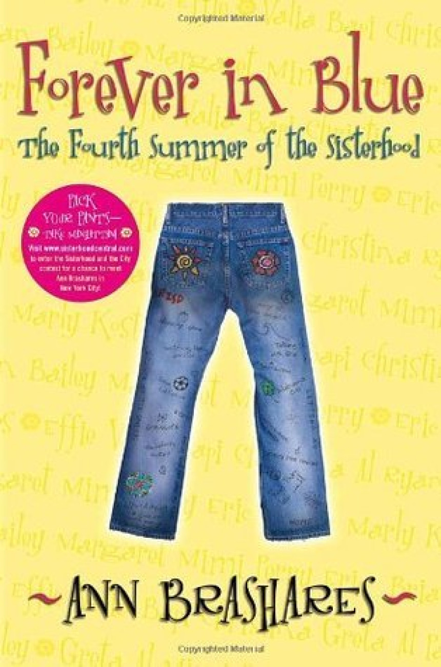 Free Download Sisterhood #4 Forever in Blue: The Fourth Summer of the Sisterhood by Ann Brashares