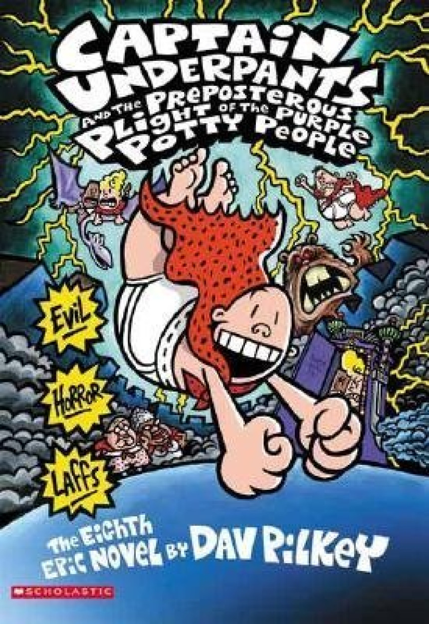 Free Download Captain Underpants #8 Captain Underpants and the Preposterous Plight of the Purple Potty People by Dav Pilkey