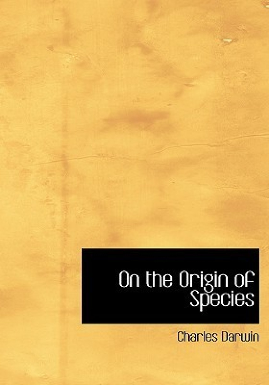 Free Download  On the Origin of Species by Charles Darwin