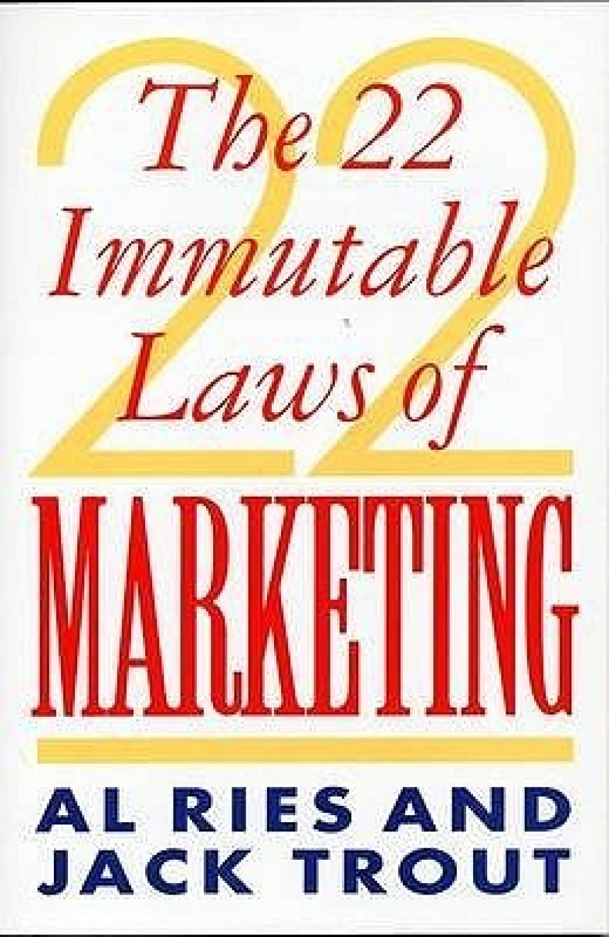 Free Download The 22 Immutable Laws of Marketing by Al Ries