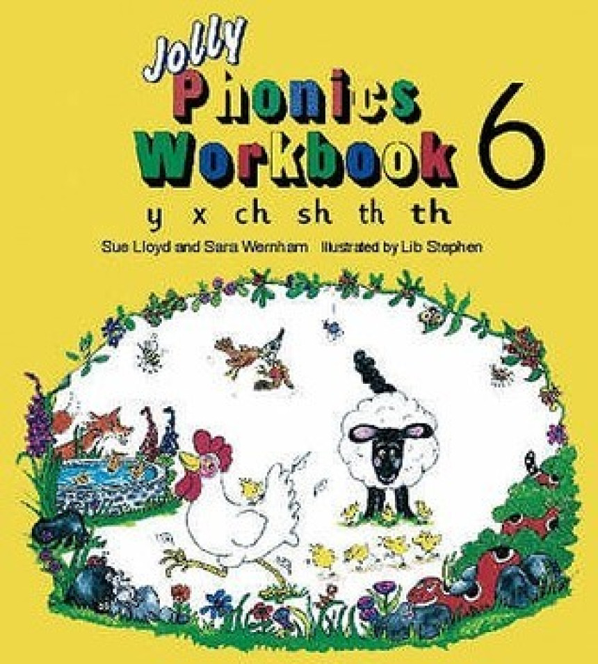 Free Download Jolly Phonics Workbook 6 by Sue Lloyd ,  Sara Wernham ,  Lib Stephen  (Illustrator)