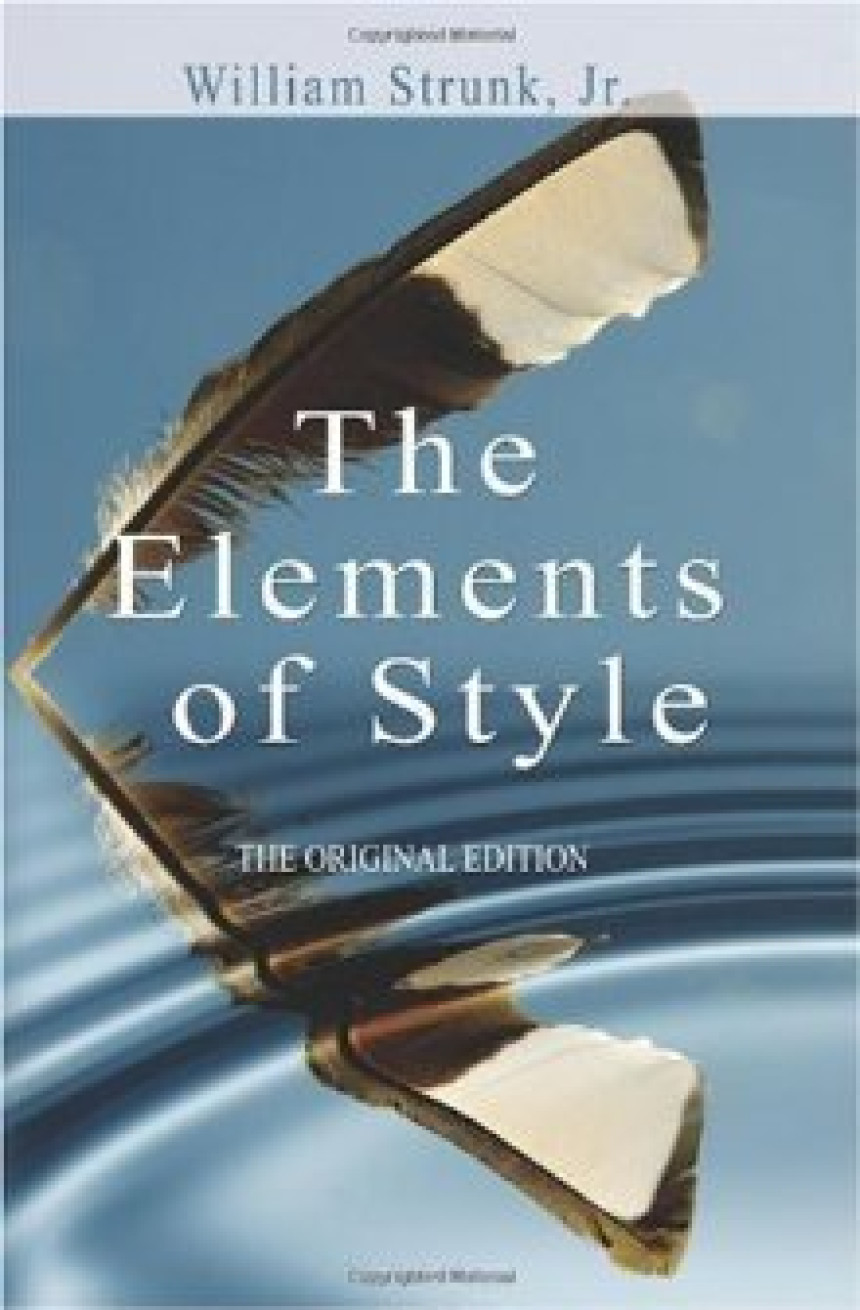 Free Download The Elements Of Style by William Strunk Jr.