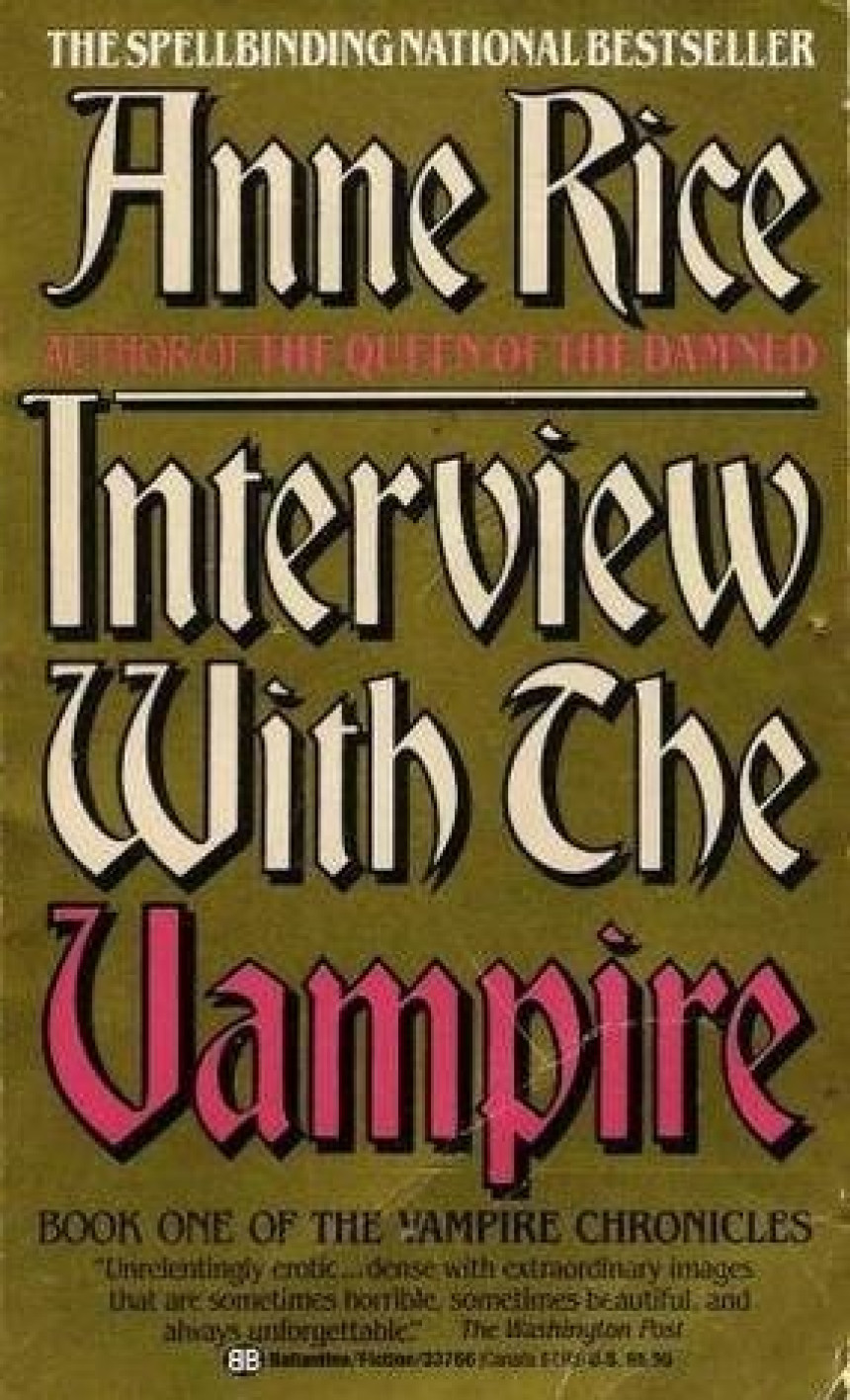 Free Download The Vampire Chronicles #1 Interview with the Vampire by Anne Rice