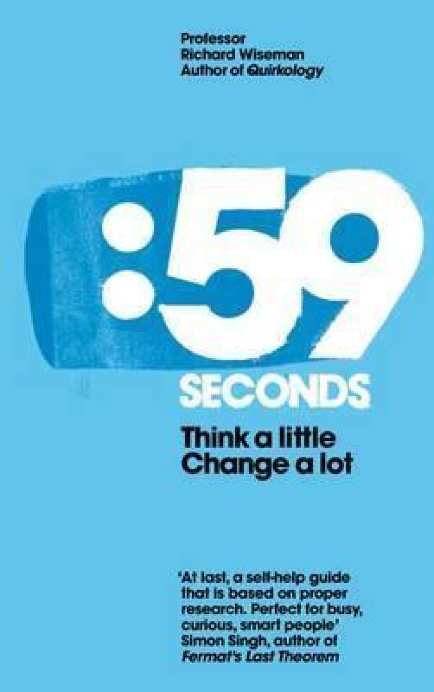 Free Download 59 Seconds: Think a Little, Change a Lot by Richard Wiseman