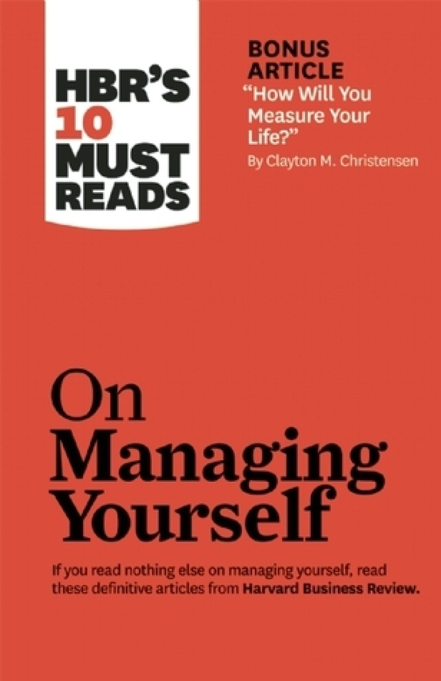 Free Download HBR's 10 Must Reads on Managing Yourself by Harvard Business Review ,  Daniel Goleman