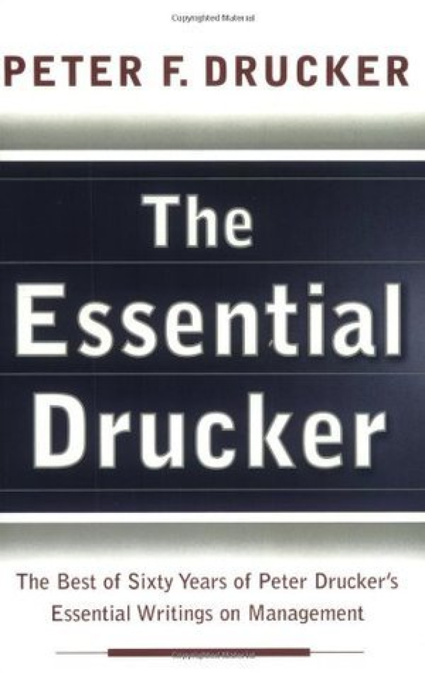 Free Download The Essential Drucker by Peter F. Drucker