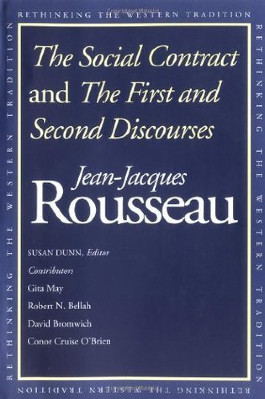 Free Download The Social Contract and The First and Second Discourses by Jean-Jacques Rousseau